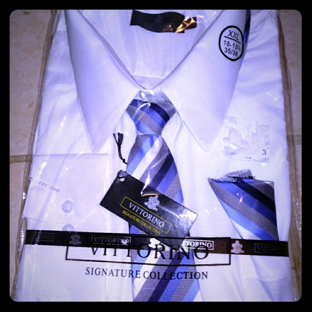 Mens dress shirt and Tie